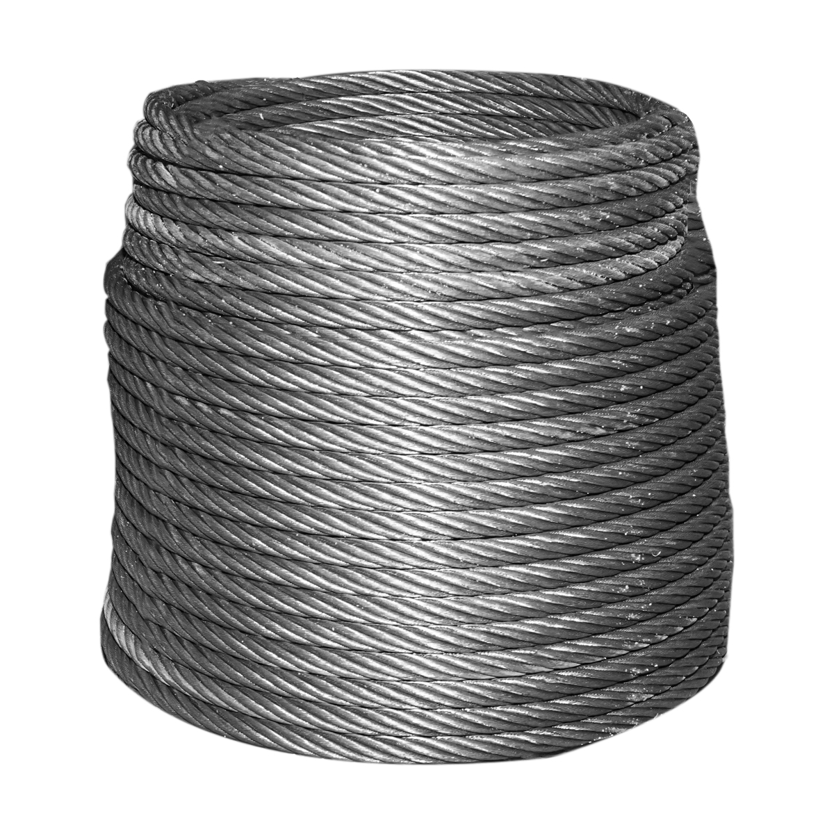 Cablu troliu otel 6x25 fi 14mm cu inima metalica 200m/rola batut