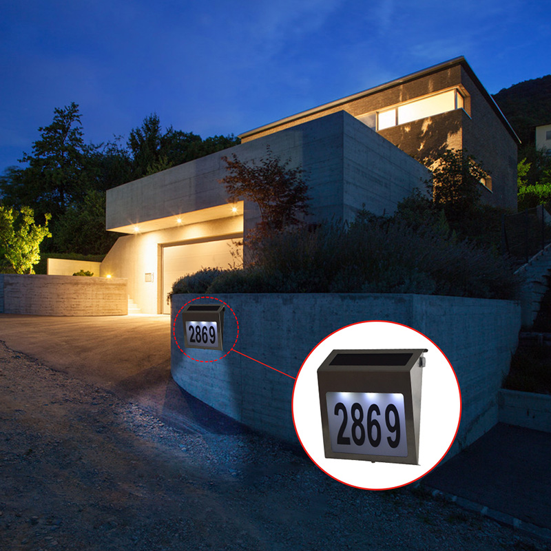 Lampa LED 0,18W cu afisare numar, panou solar 2V/80mA si baterie 1,2V/1200mAh Breckner Germany – imagine 5