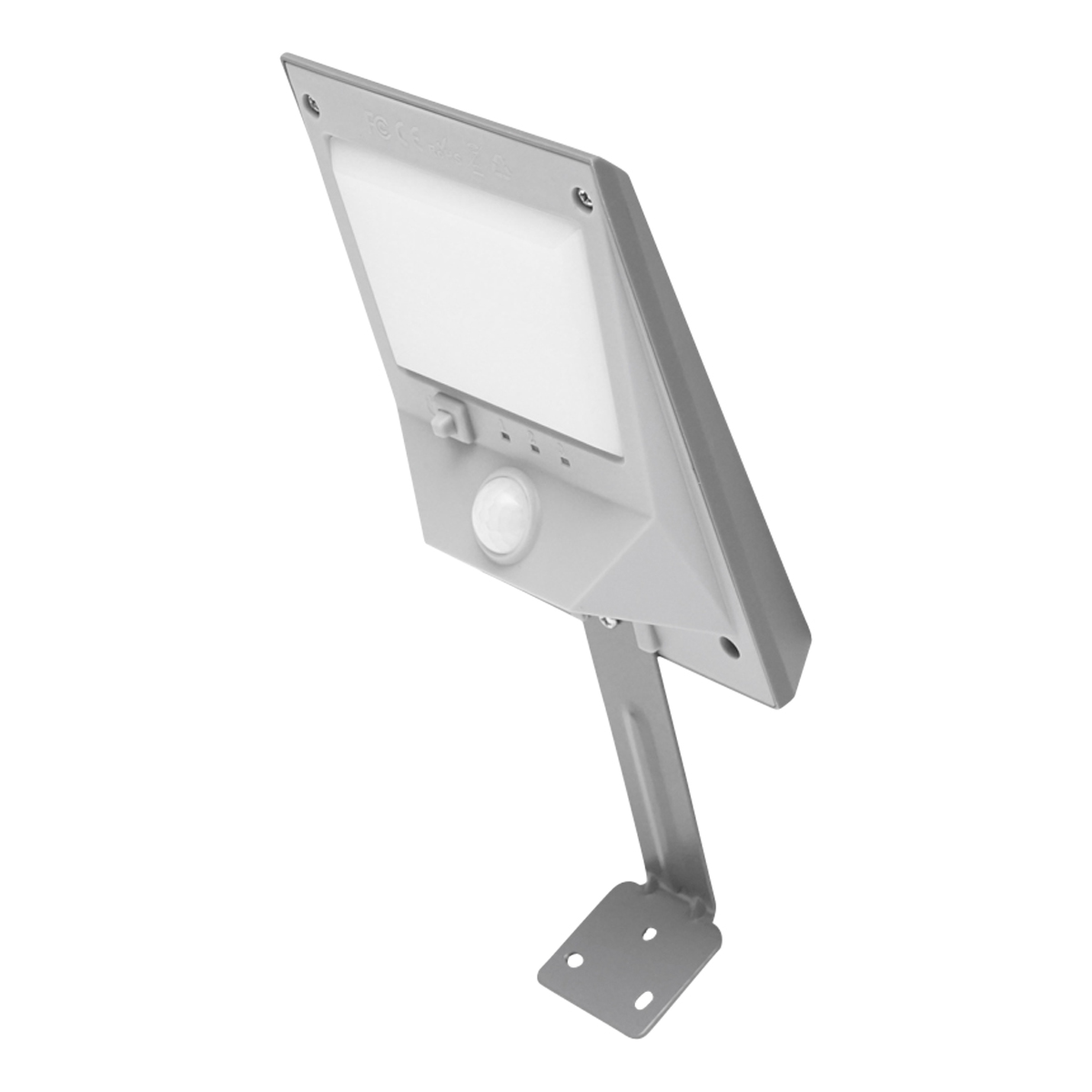Lampa solara LED 2W, 6500K, IP44 cu senzor de miscare, panou solar si baterie Breckner Germany
