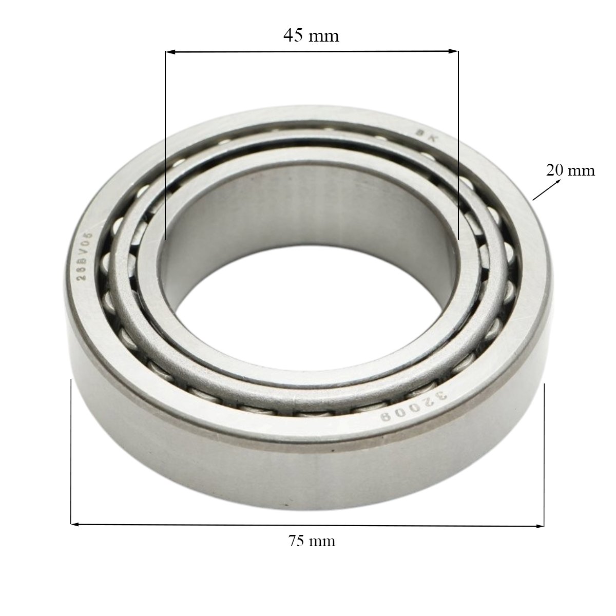 Rulment 32009 45x75x20mm – imagine 2