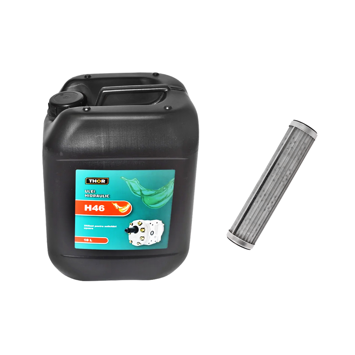 Pachet schimb filtru si ulei hidraulic H46 10L pentru tractor UTB U-445