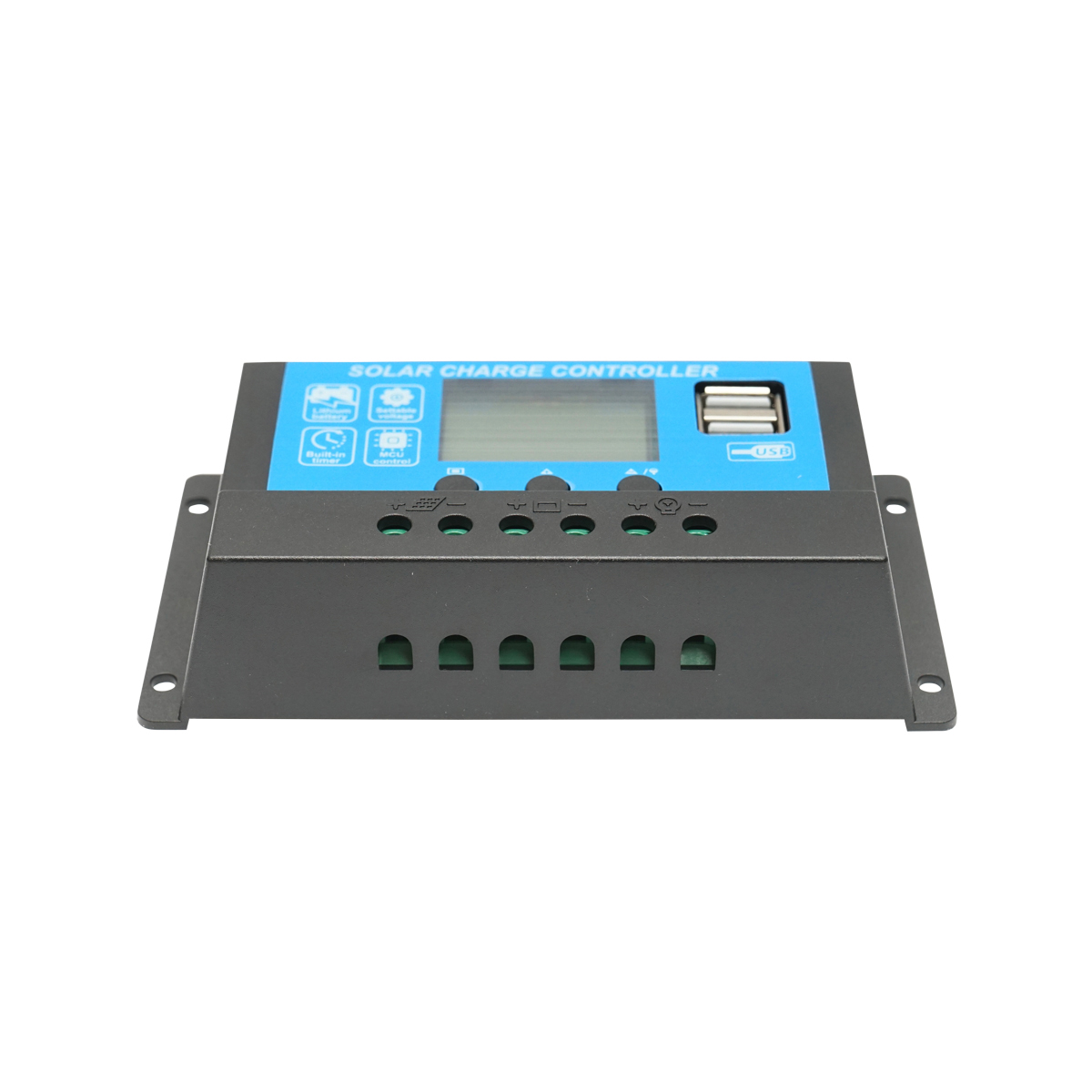 Regulator tensiune pentru panou solar 12/24V, 20A, 2X port USB Breckner Germany – imagine 2