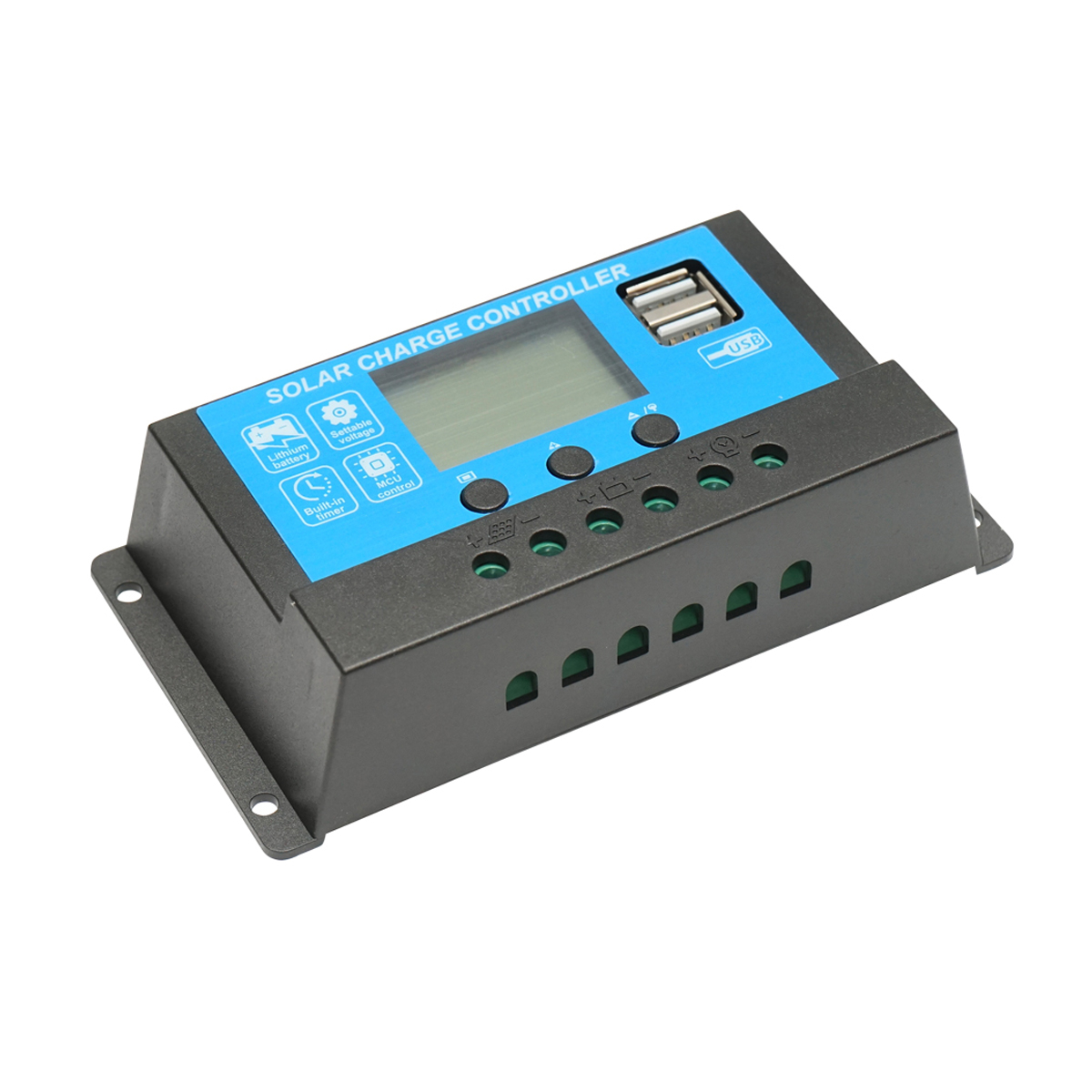 Regulator tensiune pentru panou solar 20A 12V/24V port USB 5V/2A Breckner Germany – imagine 4