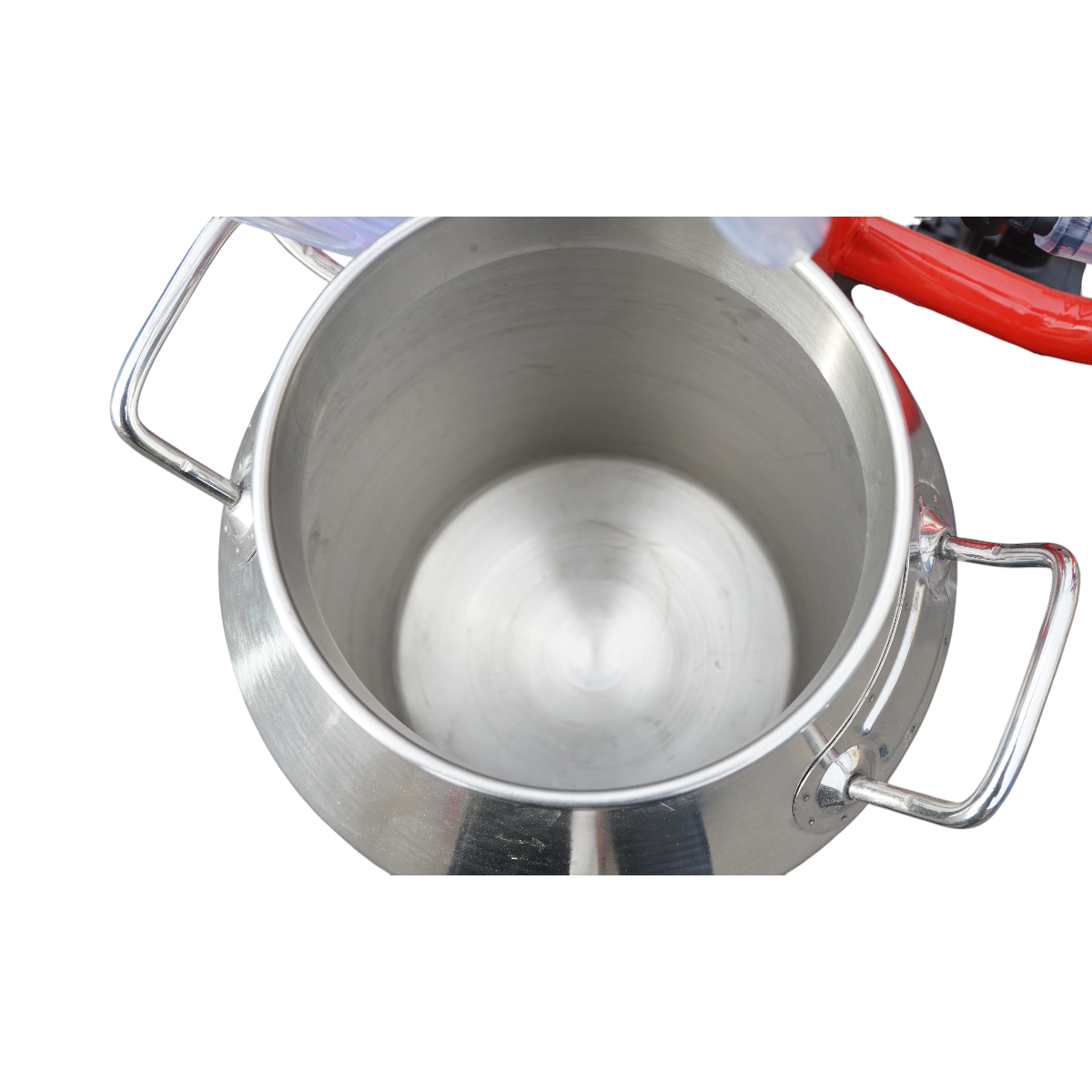 Aparat de muls vaci 2 posturi bidon 40L inox cu vid in cadru(vacuum) Breckner Germany – imagine 8