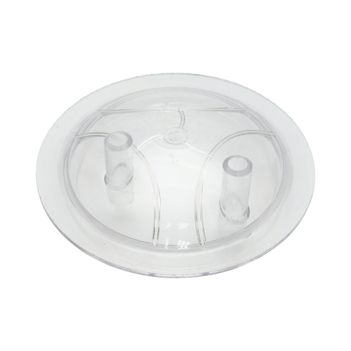 Capac transparent bidon 30L cu 2 iesiri pentru aparat de muls vaci Breckner Germany