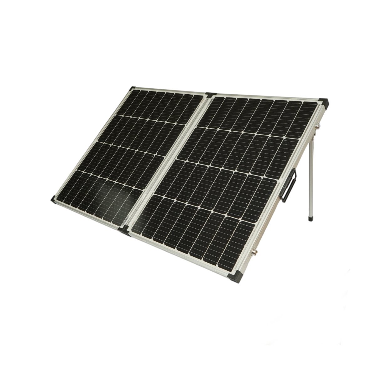 Panou solar 145W portabil fotovoltaic monocristalin tip valiza cu regulator tensiune 12/24V 20Ah 2 USB-uri Breckner Germany