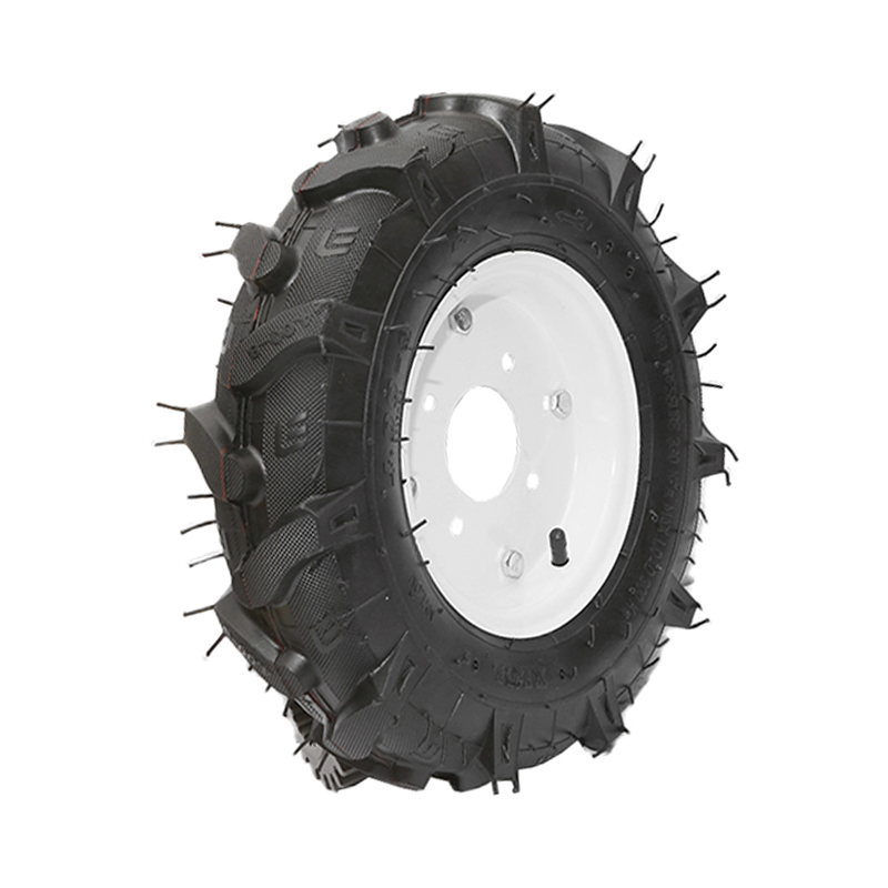 Roata completa 400/8 R1 4PR crampon cu janta alba