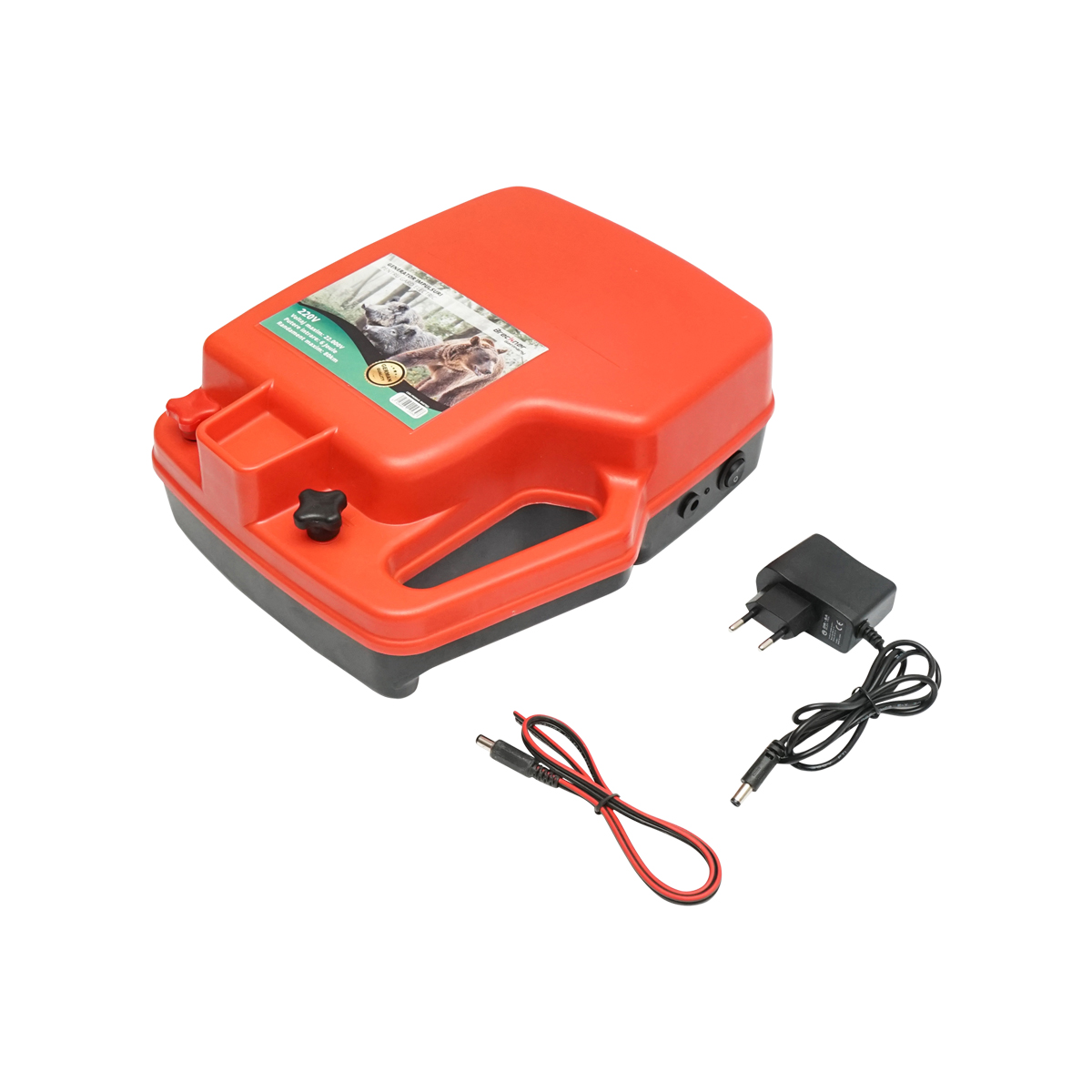 Generator impulsuri 12/220V 6 Joule bovine-urs-mistret pentru gard electric max 80km Breckner Germany
