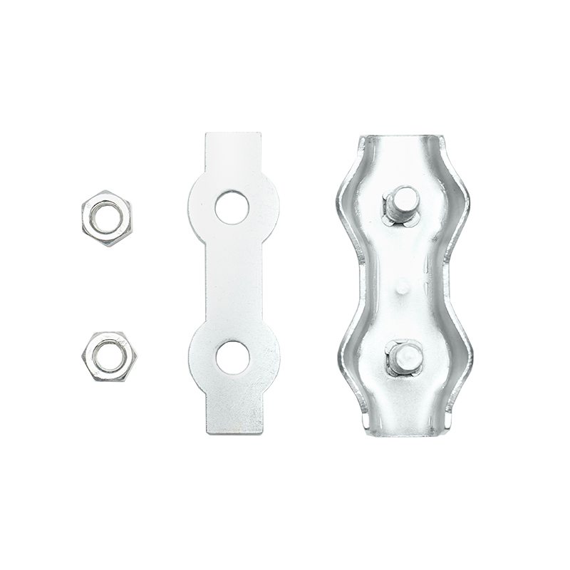 Conector fir electric galvanizat cu suruburi pentru gard electric – imagine 2