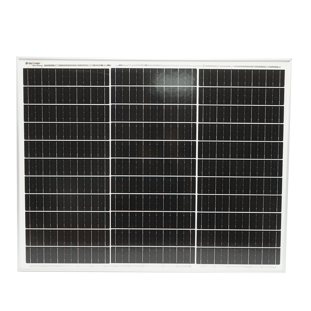 Panou solar 50W fotovoltaic policristalin cu cablu 90cm si tensiune maxima de 18V 670x530x20mm Breckner Germany