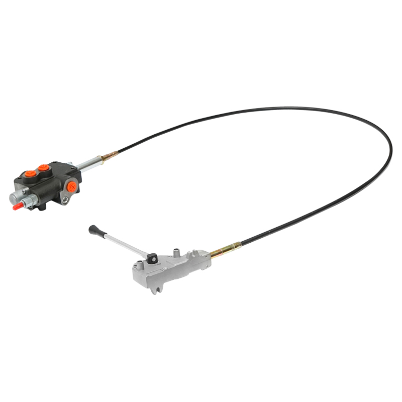 Distribuitor hidraulic cu 1 maneta, lungime cablu 2m presiune 250 bar debit 80L/min Breckner Germany – imagine 2