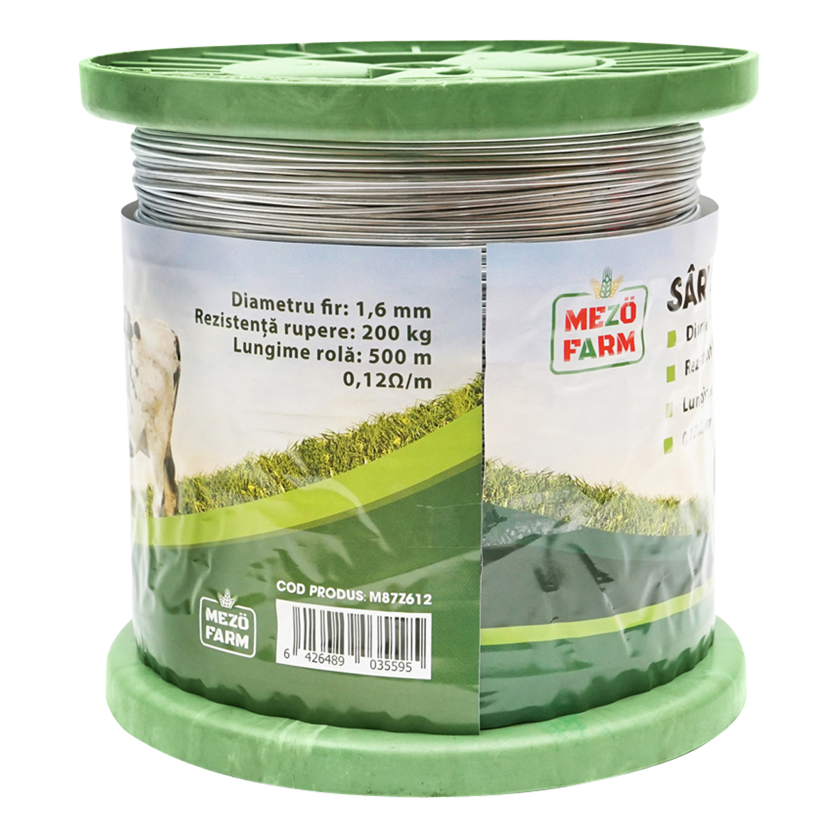 Sarma galvanizata pentru gard electric 1,6mm x 500m Mezofarm – imagine 3