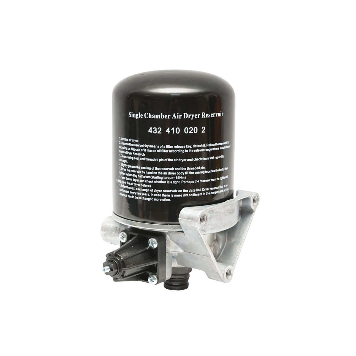 Uscator de aer pentru Volvo DAF IVECO MAN WABCO 4324101020 – imagine 2
