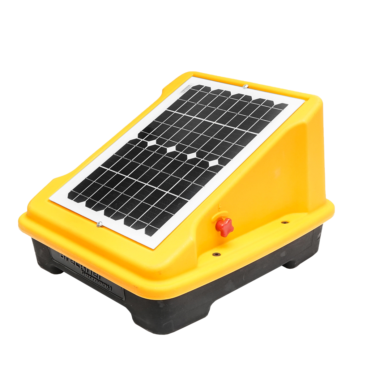 Aparat generator impulsuri pentru gard electric 4 Joule cu panou solar 10W si baterie 12V/9Ah Breckner Germany