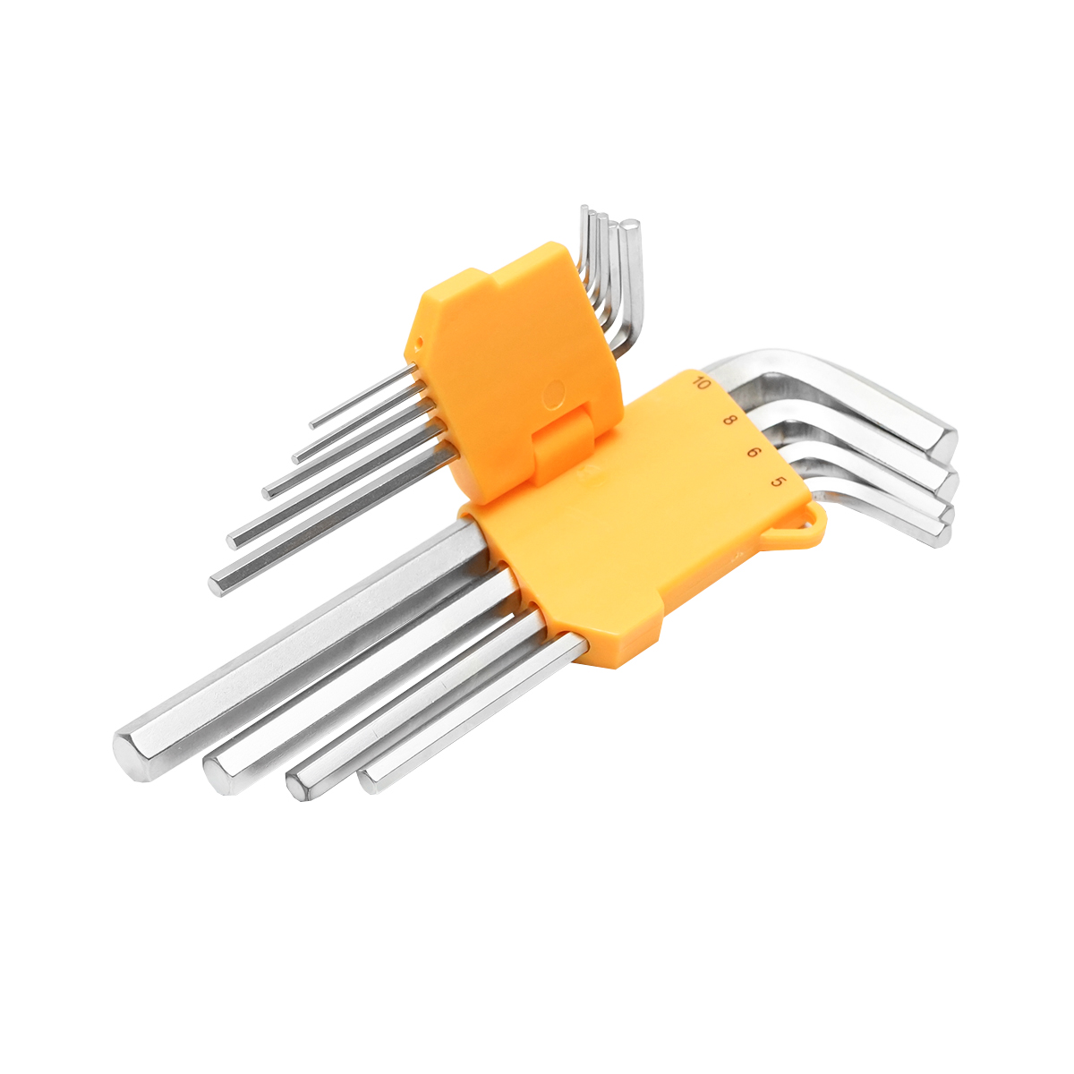 Set 9 imbusuri hexagonale cu brat lung profesional – imagine 3