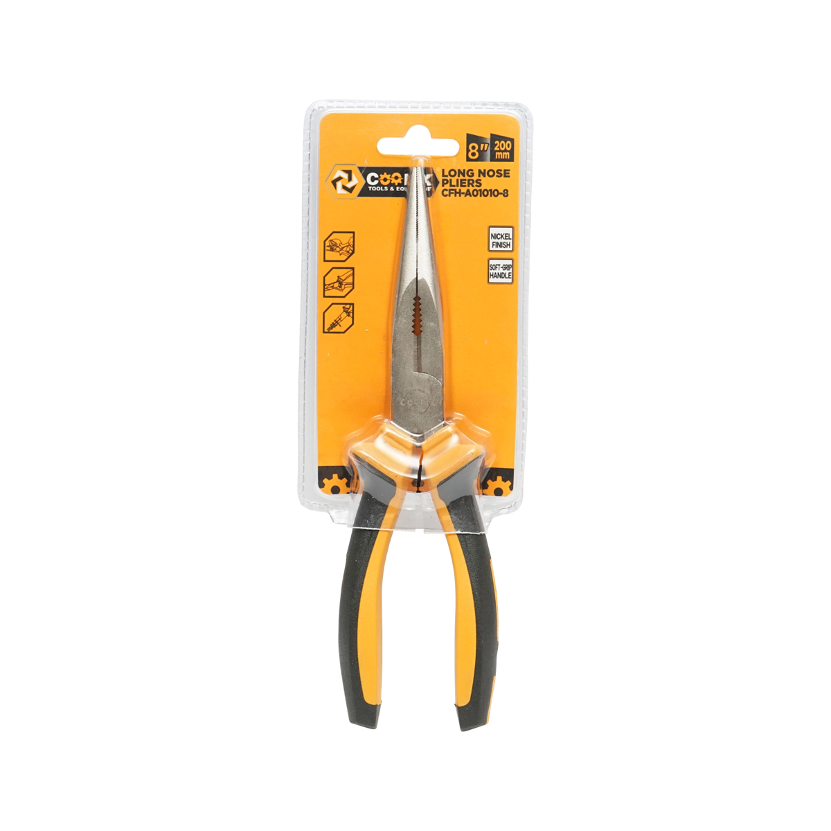 Cleste patent combinat cu varf ascutit Cr-V 200mm profesional Coofix