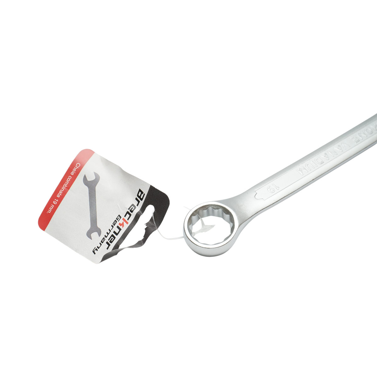 Cheie combinata fixa si inelara de 19mm profesionala Cr-V Breckner Germany – imagine 4