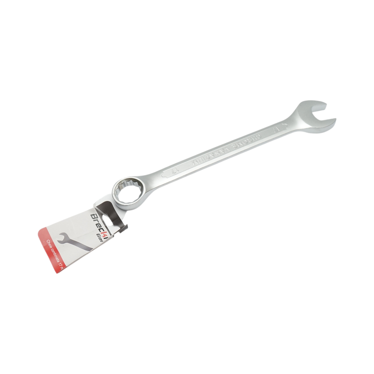 Cheie combinata fixa si inelara de 17mm profesionala Cr-V Breckner Germany – imagine 3