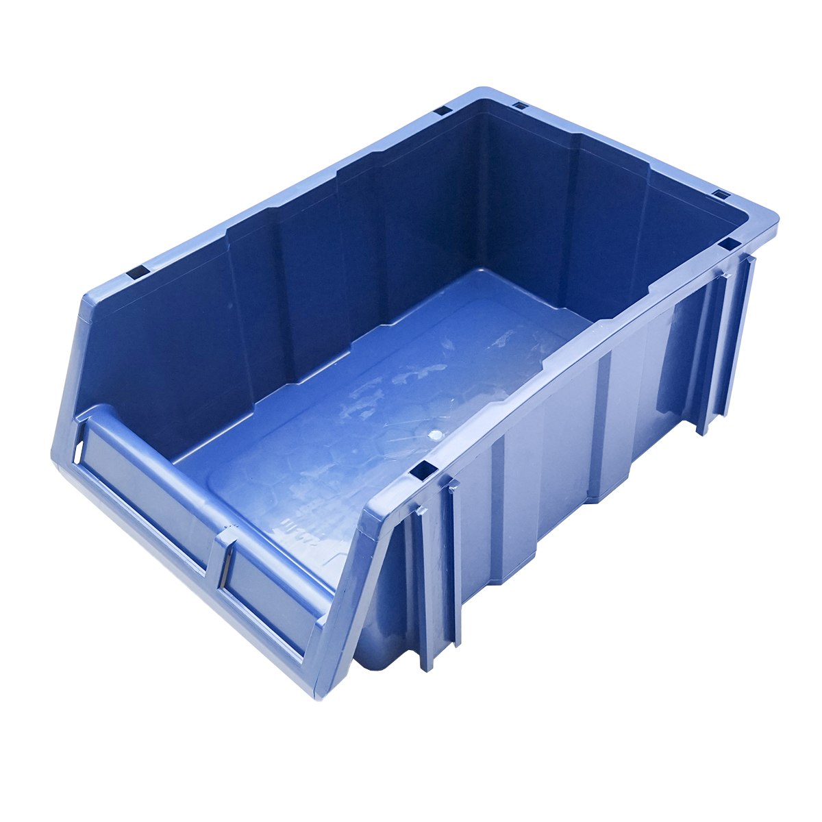 Stand cu 15 cutii pentru depozitare / organizare, cutie din plastic albastra, 765x400x1100mm – imagine 7