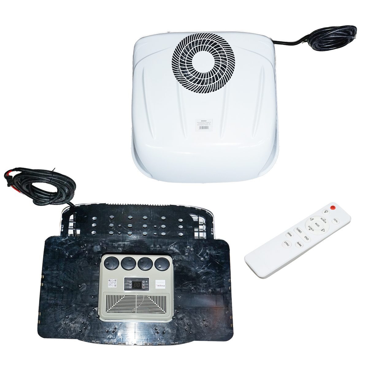 Clima stationara utilaje industriale AC universala 12V, 2600W, 8875BTU, 30A 970x858x150mm