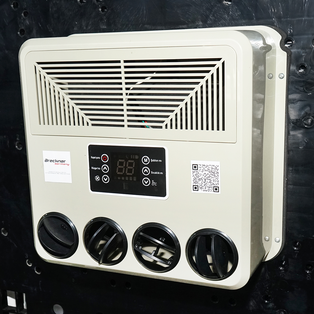 Clima stationara utilaje industriale AC universala 12V, 2600W, 8875BTU, 30A 970x858x150mm – imagine 11