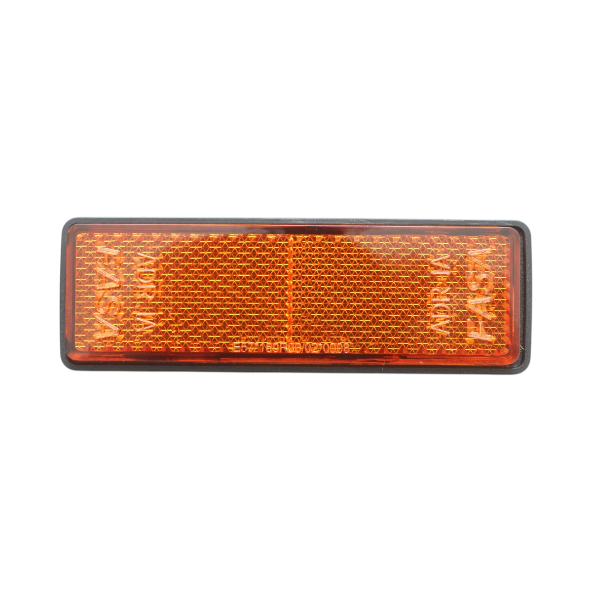Reflectorizant dreptunghiular galben lateral cu adeziv 90x32mm Breckner Germany