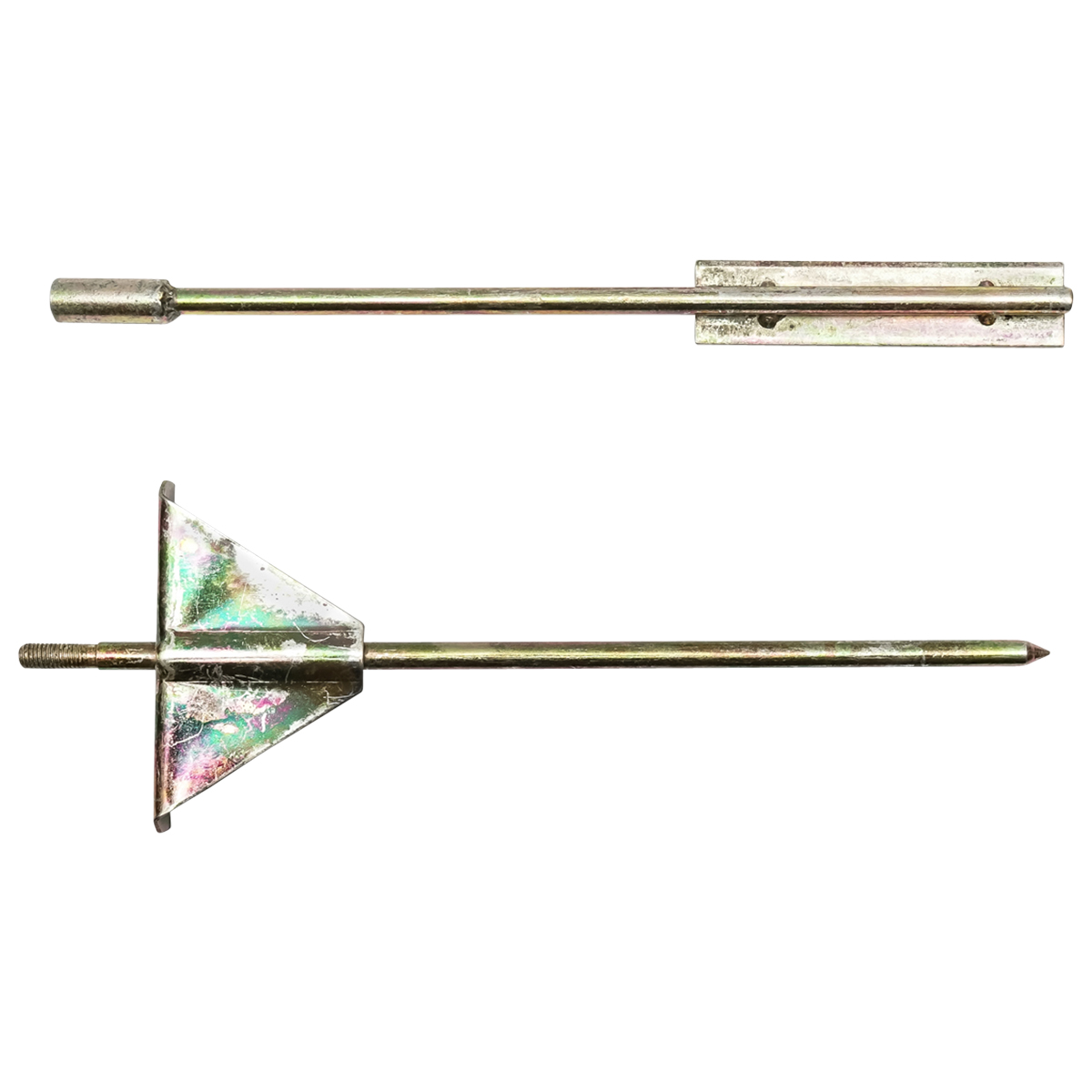 Bara metalica pentru impamantare 700mm pentru gard electric Breckner Germany – imagine 2