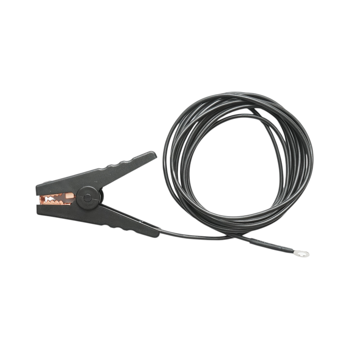 Cablu de racordare cu clema crocodil negru pentru gard electric – imagine 2