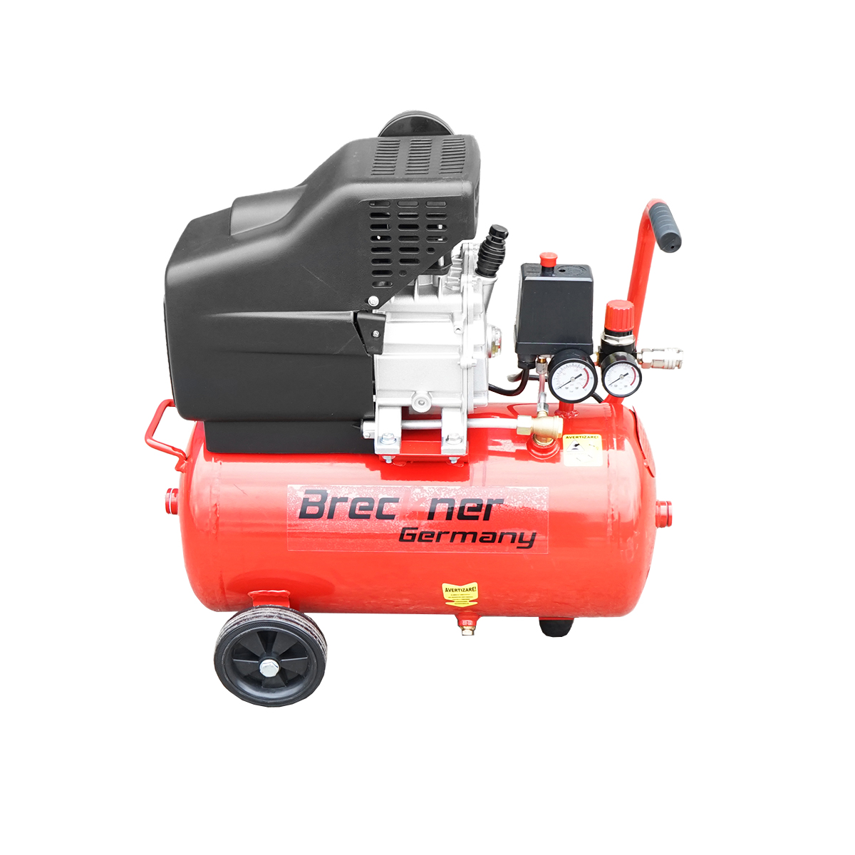 Compresor aer 24L putere 1.5kW/2CP presiune maxima 8 Bar, volum aer aspirat 184L Breckner Germany – imagine 2