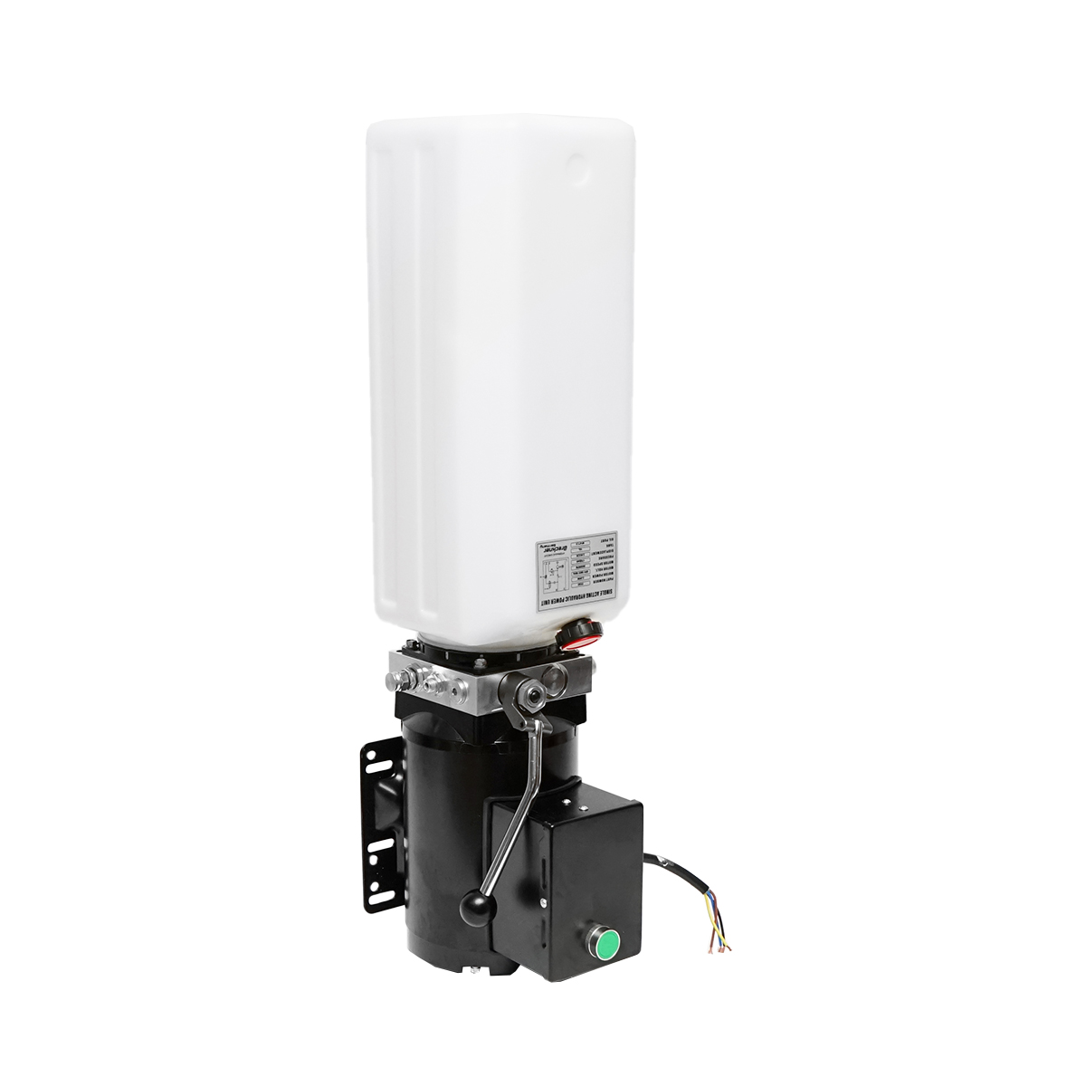 Pompa basculare 380V/50Hz 2.2 kW, 170 bar, rezervor plastic 10L Breckner Germany – imagine 4