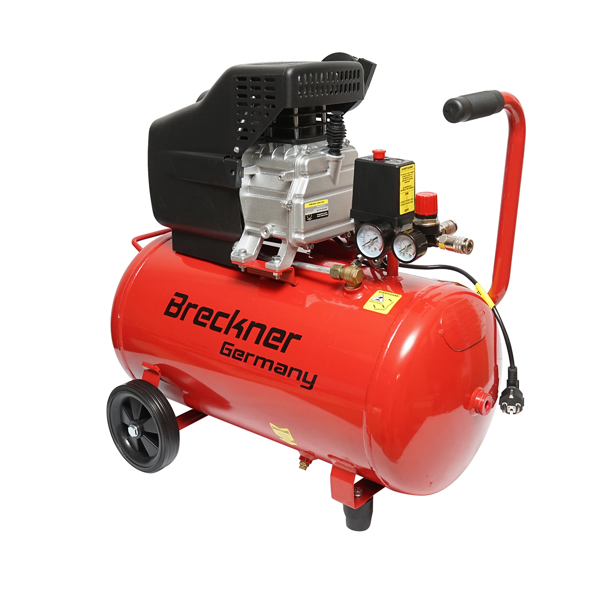 Compresor aer 50L putere 1.5kW/2CP presiune maxima 8 Bar, volum aer aspirat 184L Breckner Germany