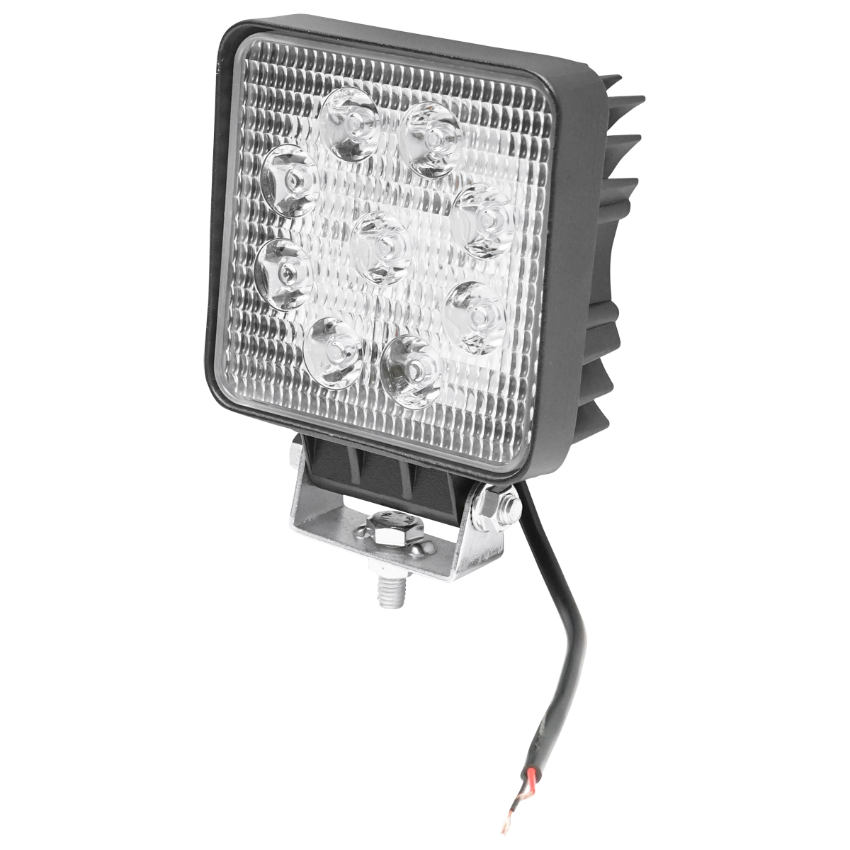 Lampa cu 9 LED-uri 10-60V 27W unghi radiere 30 de grade tip spot 107x107x49mm 6000K IP67 Breckner Germany – imagine 2