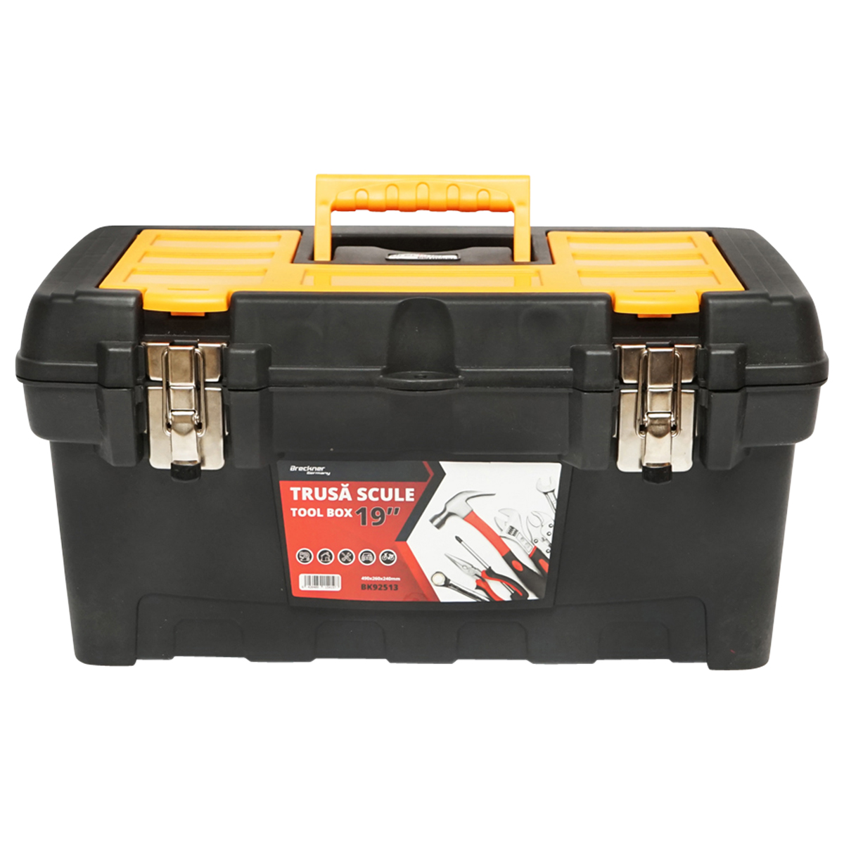 Cutie pentru scule din plastic 490x260x240mm Breckner Germany – imagine 4