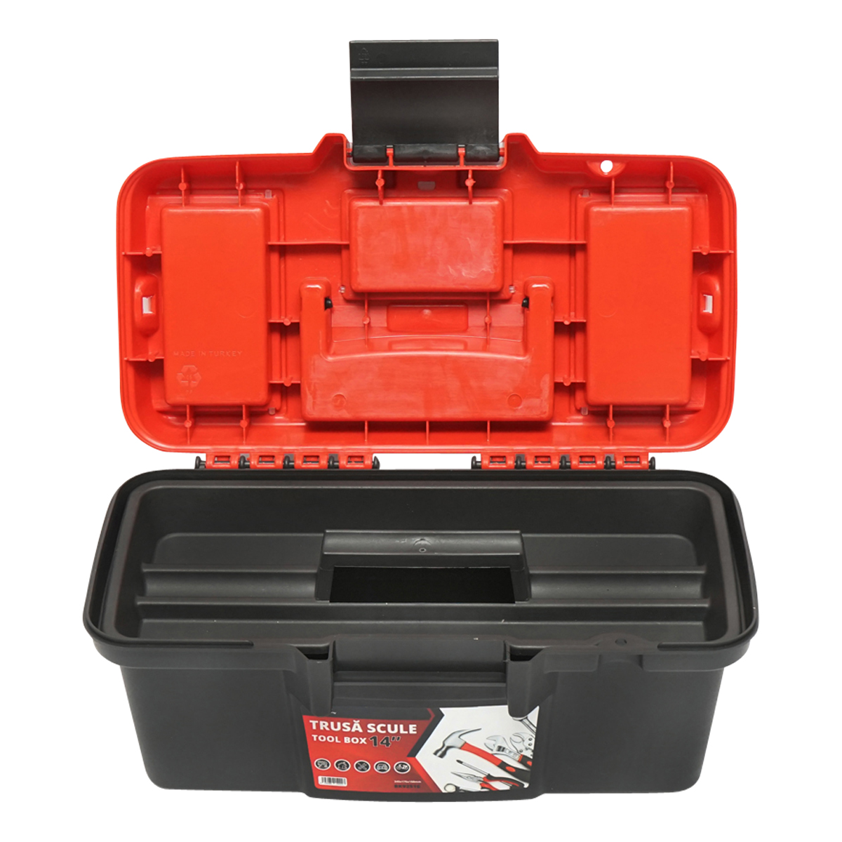 Cutie pentru scule din plastic 345x175x150mm Breckner Germany – imagine 6