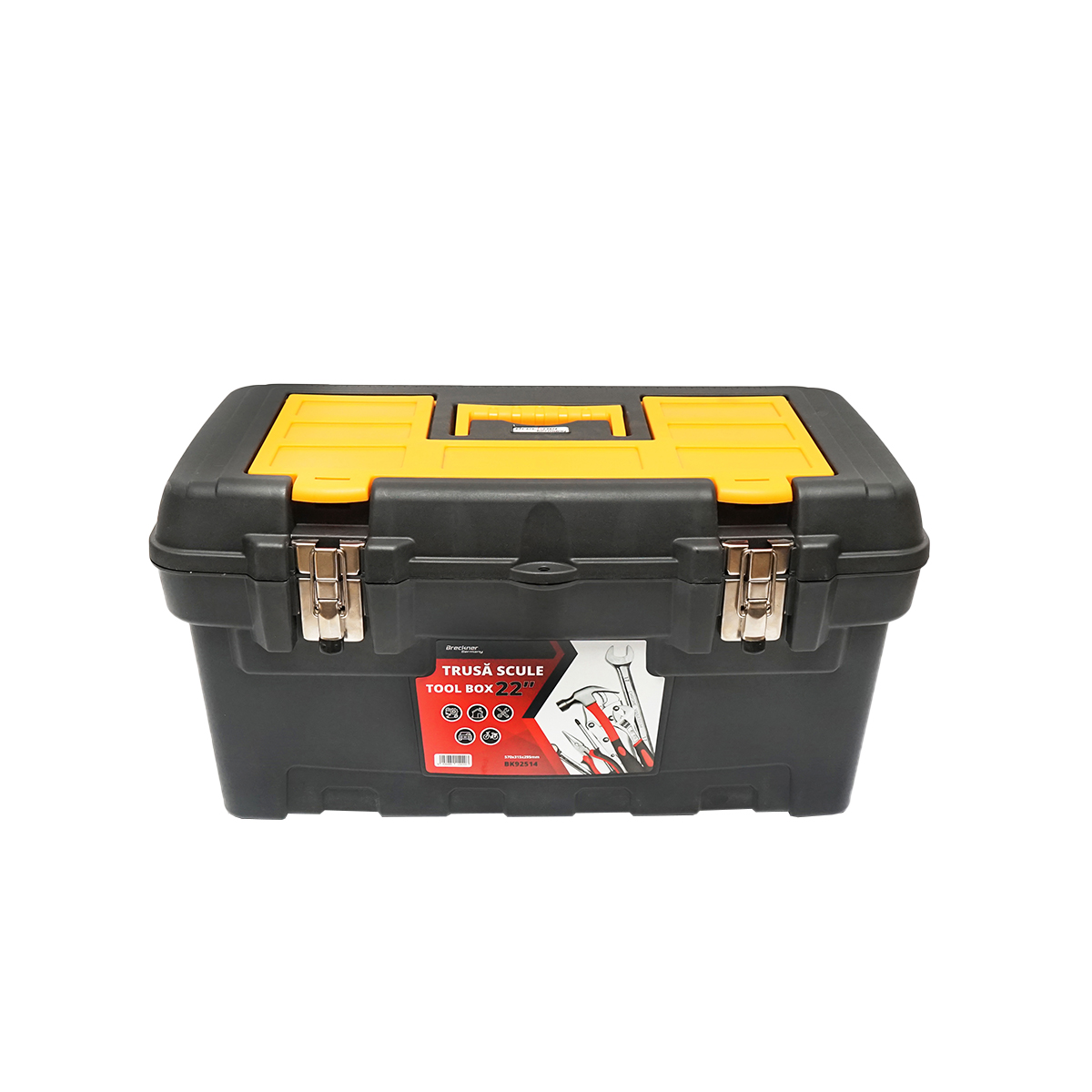 Cutie pentru scule plastic 570x315x295mm Breckner Germany – imagine 4