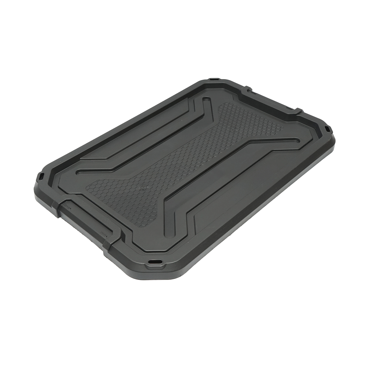 Cutie depozitare cu capac pentru sarcini grele 60L 580x380x405mm – imagine 8