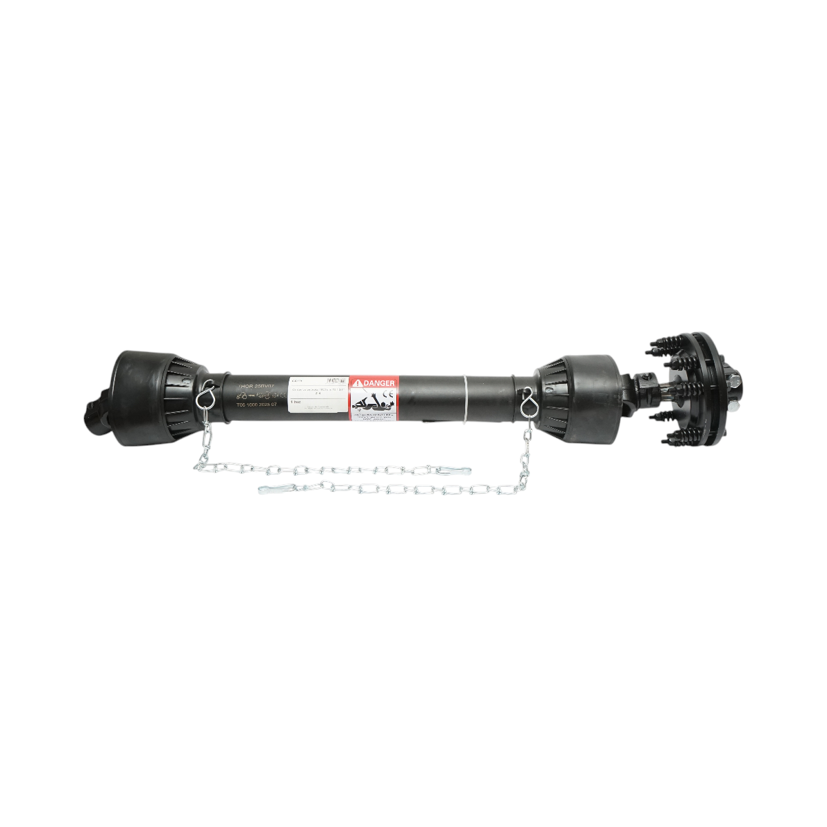 Cardan cu ambreiaj 1000mm T5 Z=6 1-3/8 cruce 30.2x80