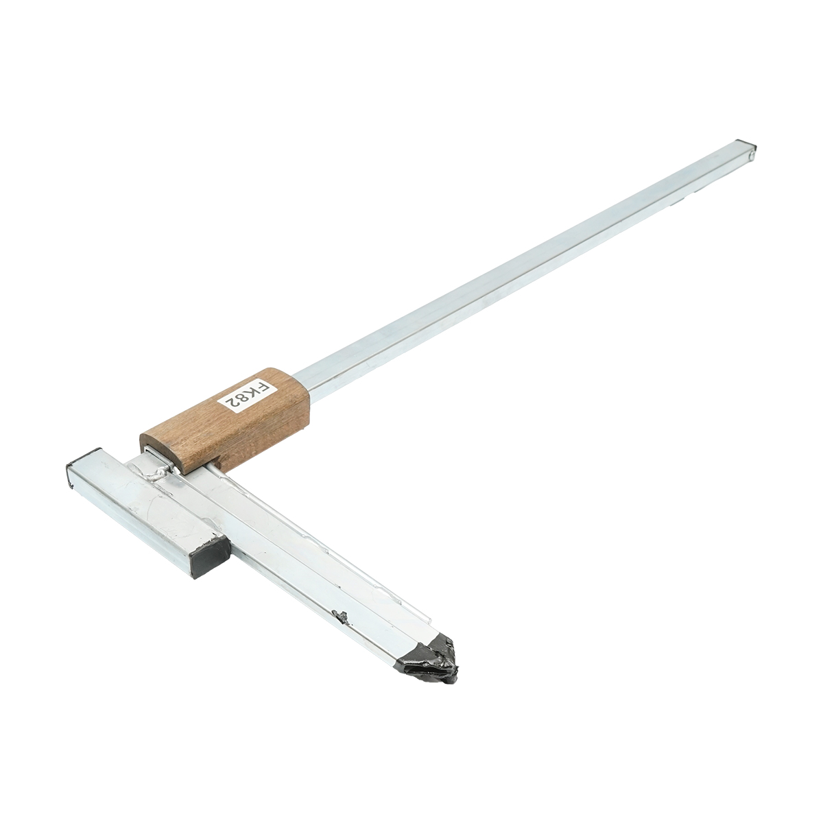 Clupa forestiera 600mm metalica cu maner de lemn