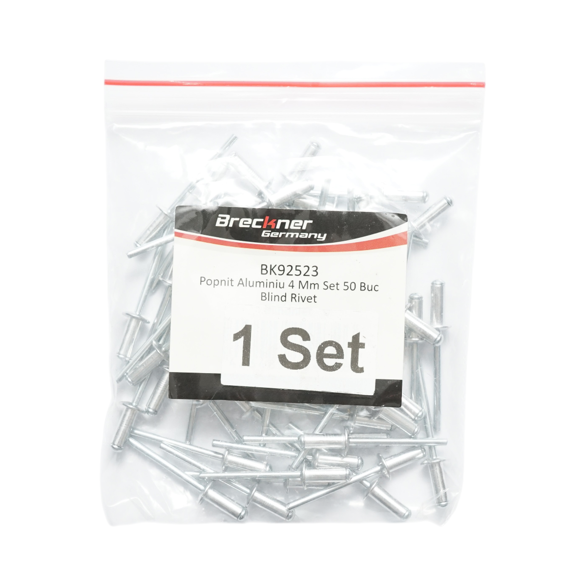 Popnit din aluminiu 4x9.5mm 50 buc/set Breckner Germany