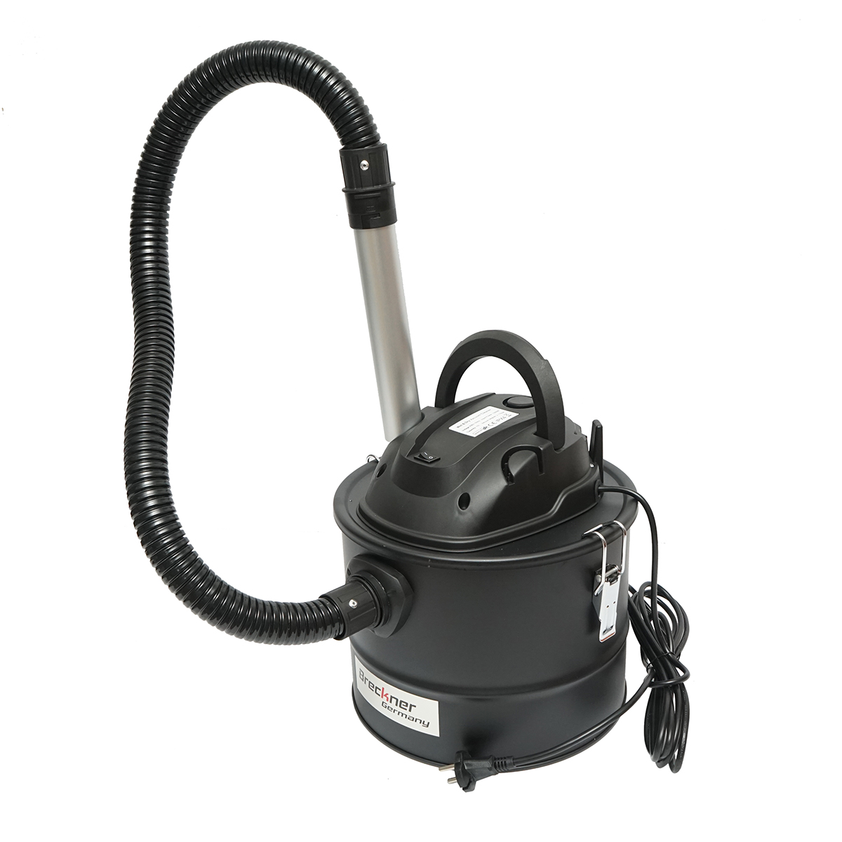 Aspirator pentru cenusa 1000W, 220V, corp metalic volum 15L, putere aspirare 17 kPa Breckner Germany