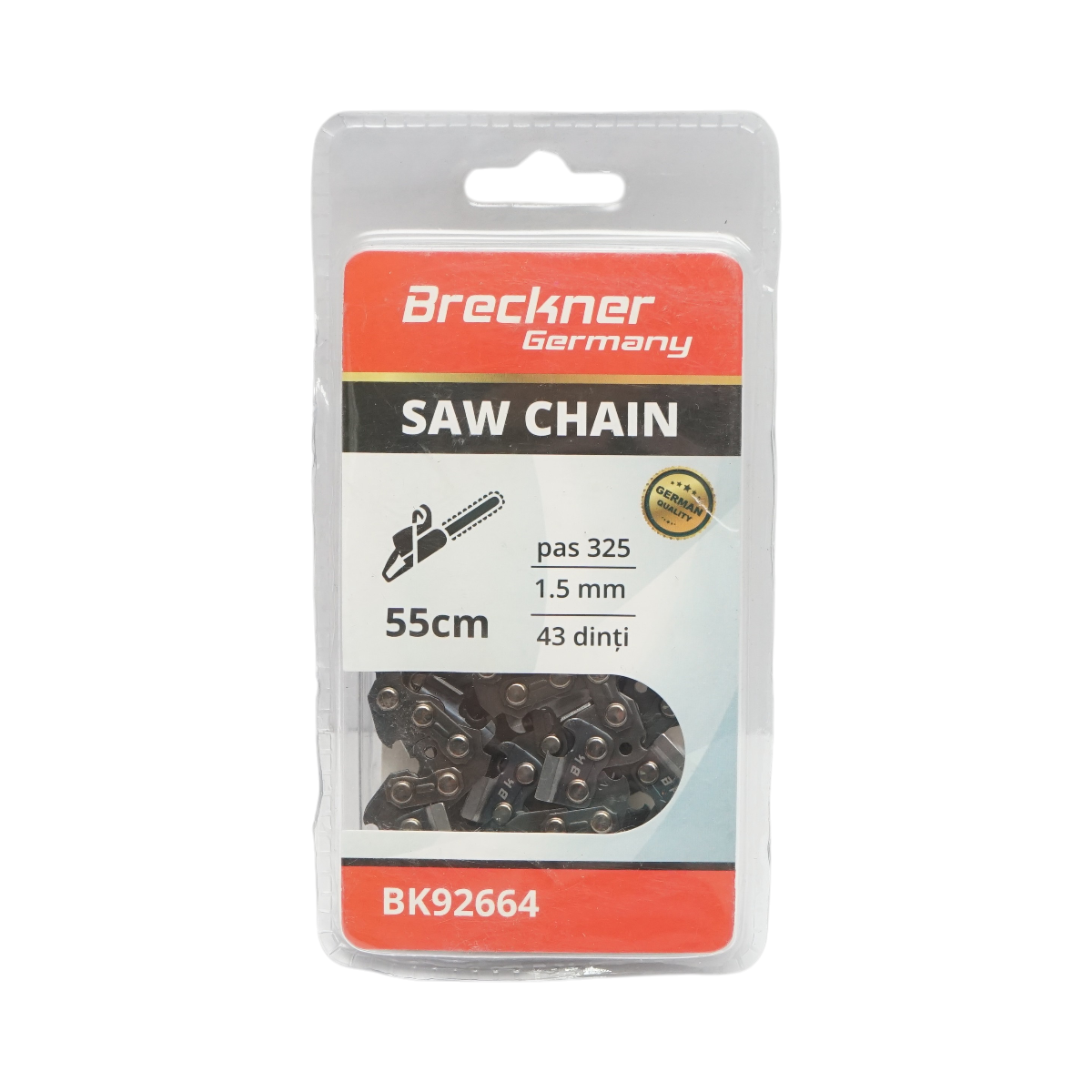 Lant drujba pas 325, 43 de dinti, 1.5mm, lungime 55cm Breckner Germany