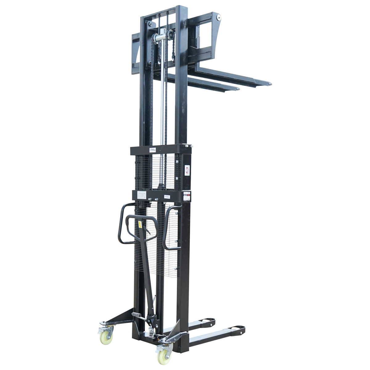 Transpalet manual cu sarcina maxima 1.5T, inaltime ridicare 2500mm, furci 1150mm Breckner Germany – imagine 10