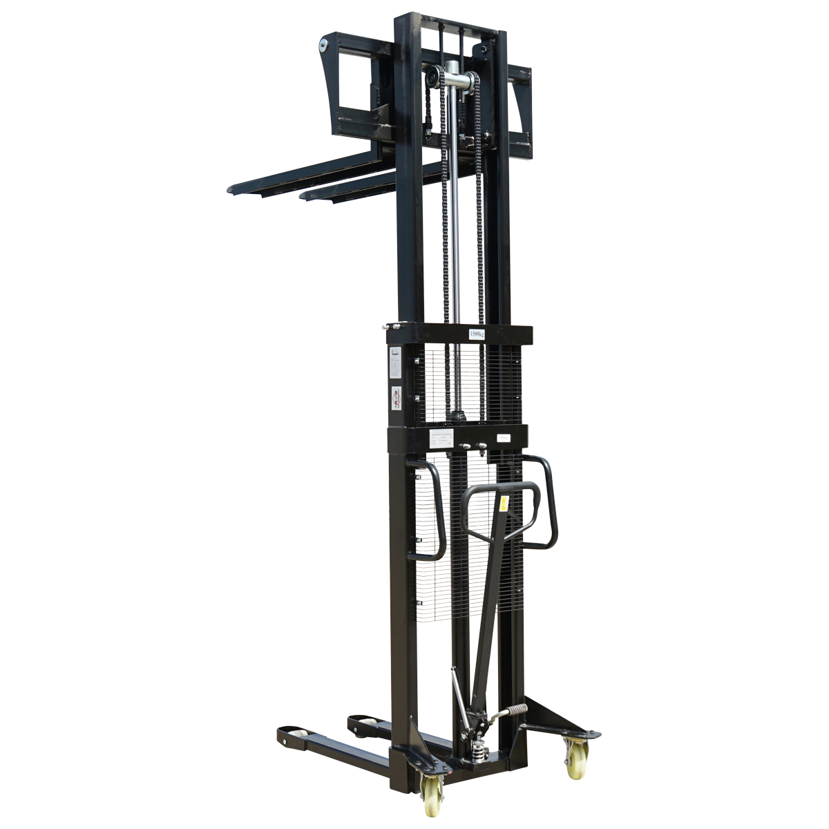 Transpalet manual cu sarcina maxima 1.5T, inaltime ridicare 2500mm, furci 1150mm Breckner Germany – imagine 6