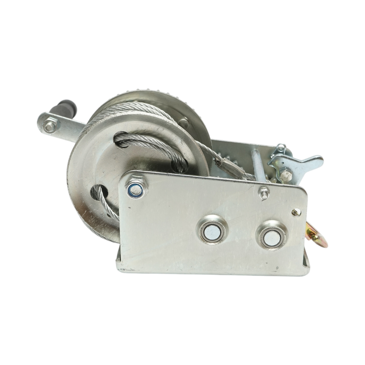 Troliu manual 1100Kg cu cablu de otel fi 4.8mmx10m raport transmisie 4:1/8:1 Breckner Germany – imagine 4