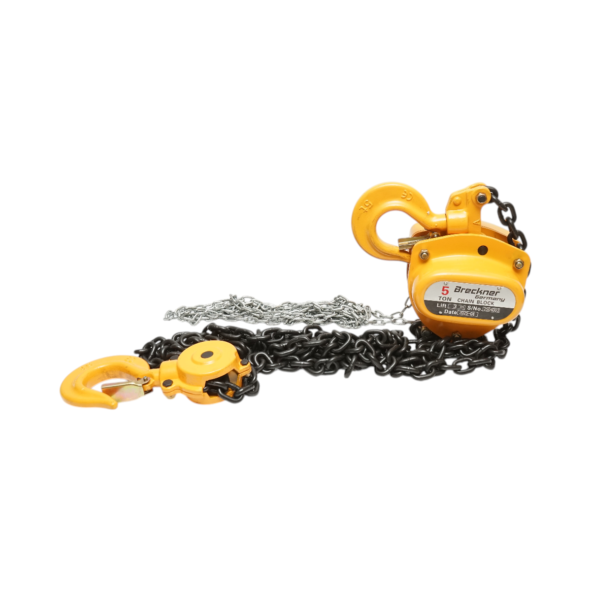 Palan manual cu lant sarcina maxima 5000Kg lungime lant 3m Breckner Germany