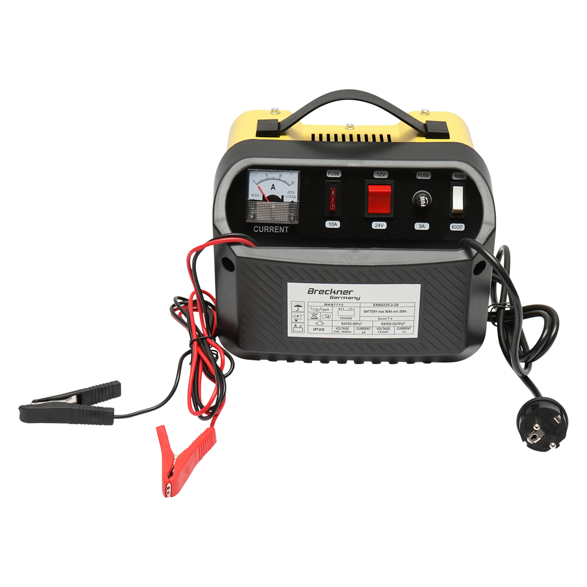 Redresor incarcator baterie auto 12/24V 5A 230V/140W pentru baterii 20-90Ah Breckner Germany