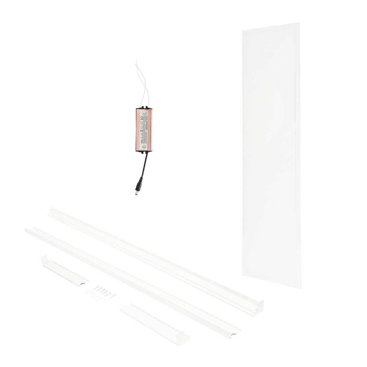 Panou LED slim 48W, 220V, IP20, 6500K, 1200x300mm cu rama montaj aplicat Breckner Germany – imagine 2