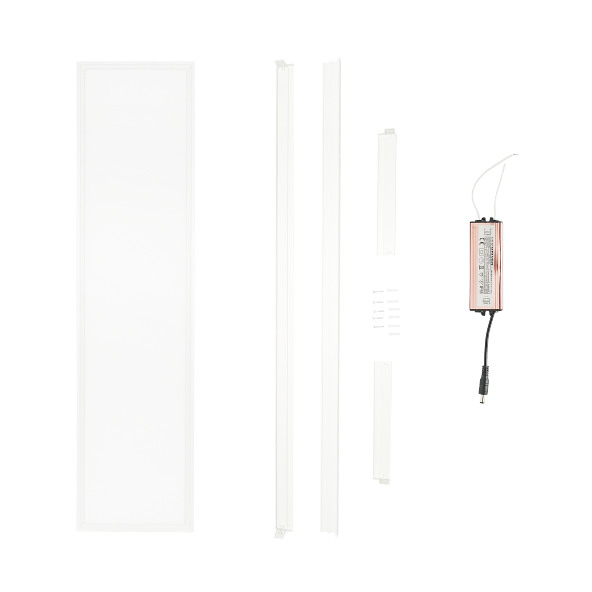 Panou LED slim 40W, 220V, IP20, 6500K, 1200x300mm cu rama montaj aplicat Breckner Germany