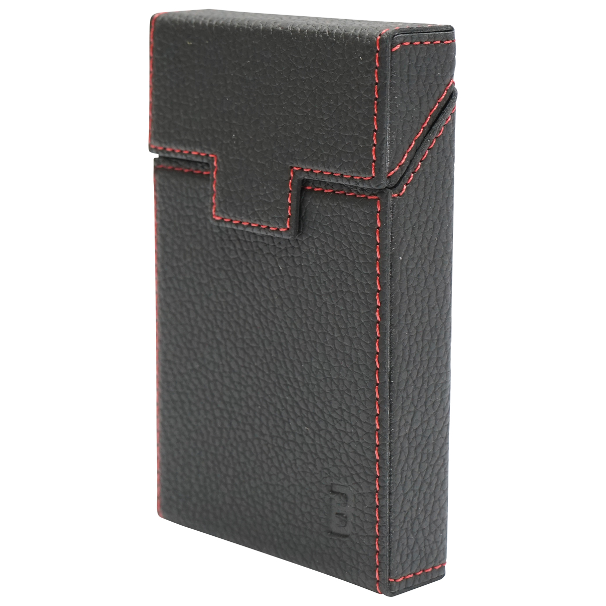 Husa neagra din piele pentru pachet de tigari P27 Breckner