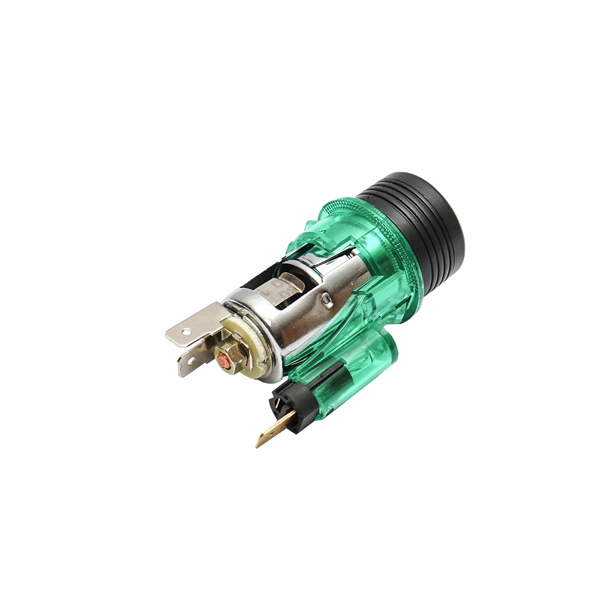 Priza cu bricheta auto universala fi28 12/24V 10A, cu lumina integrata verde Breckner Germany – imagine 5